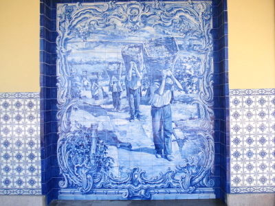 Beautiful Blue (Azure) Tile Art.